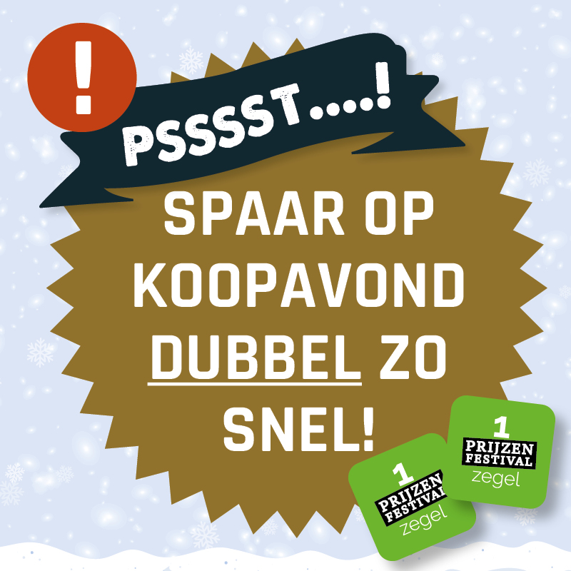 Prijzenfestival Koopavond